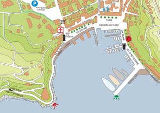 Porto Azzurro Map